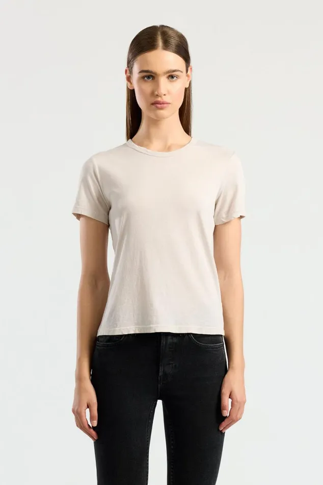 COTTON CITIZEN Standard Tee Vintage White Stone Women Tees