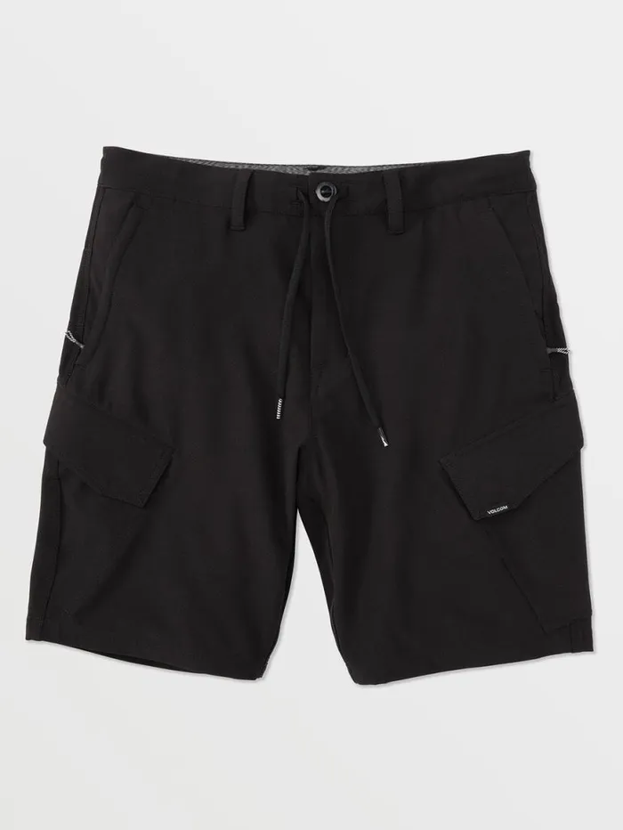 Country Days Hybrid Shorts 8211 Black Mens Volcom Shorts