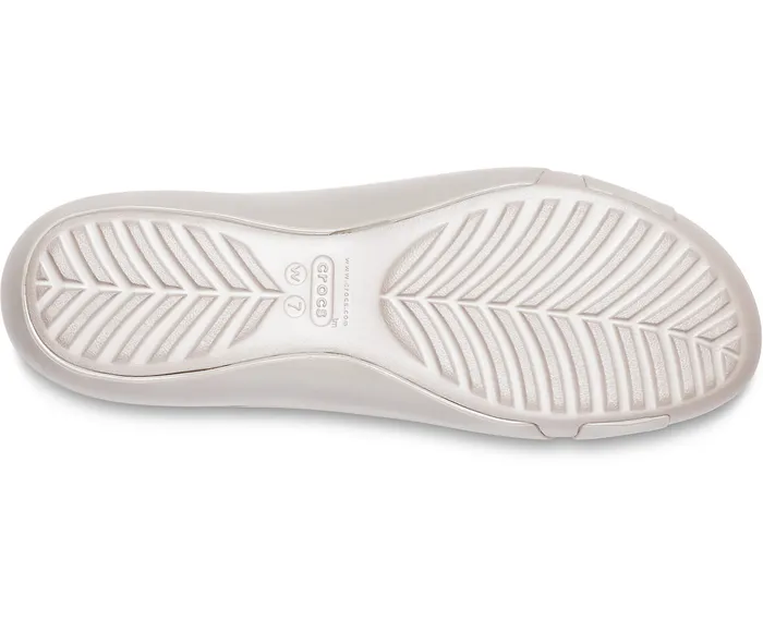Crocs Serena Flat Platinum Women Sandals Crocs