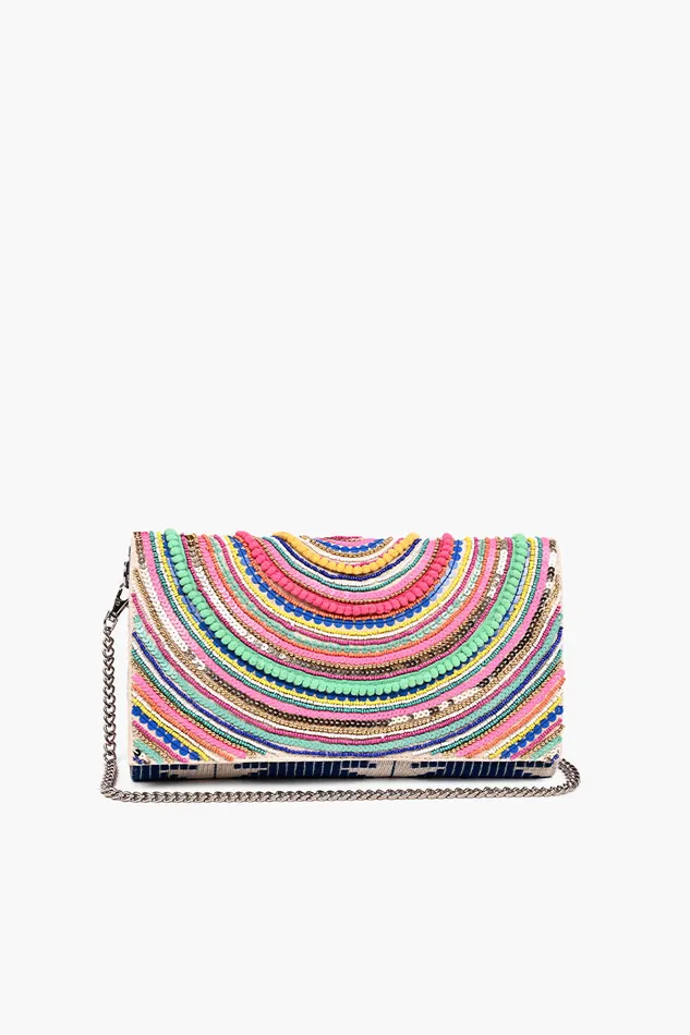 Crossbody Bags America and Beyond Women New Confetti Embellished Clutch