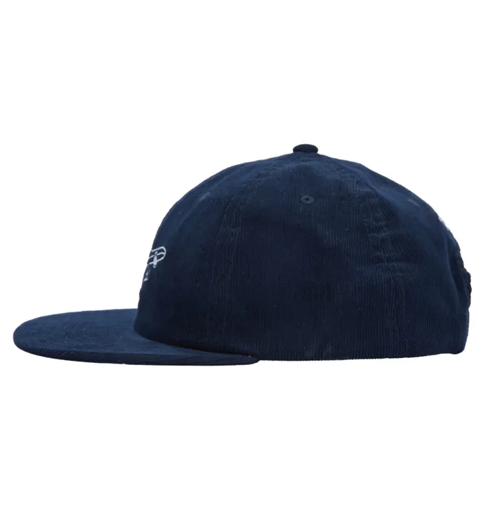 DC Shoes Wes Kremer Traveler Snapback Hat navy blazer Men Hats and Beanies