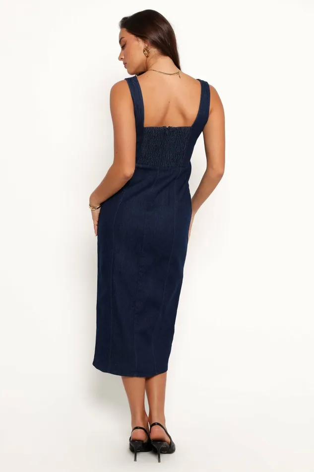 Denim Tammy Dress Medium Denim 8211 Petal and Pup Women