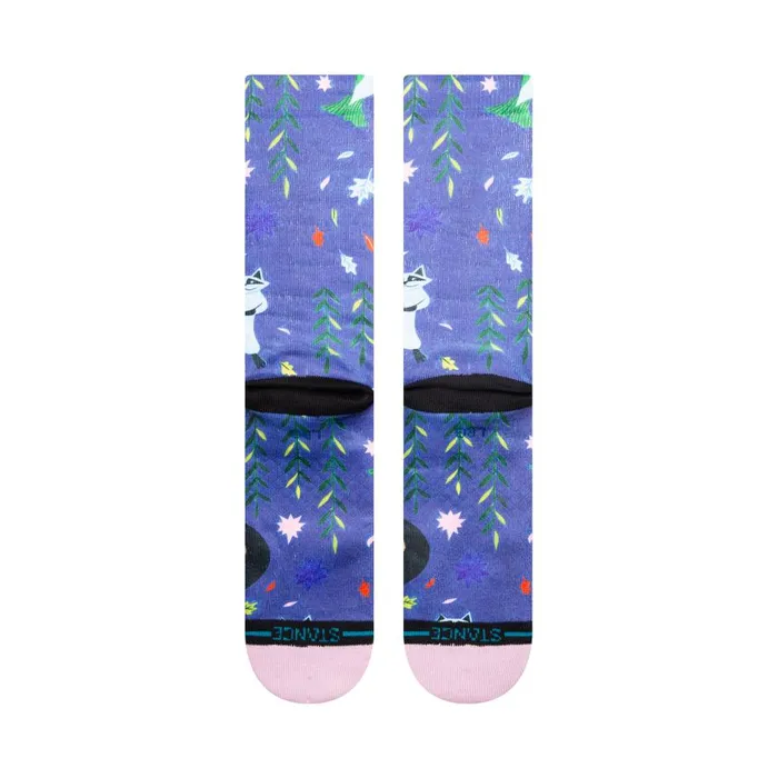 Disney 100 Este Preda X Stance Poly Crew Socks Pocahontas By Estee 8211 Lilac Ice MenWomen Stance Crew