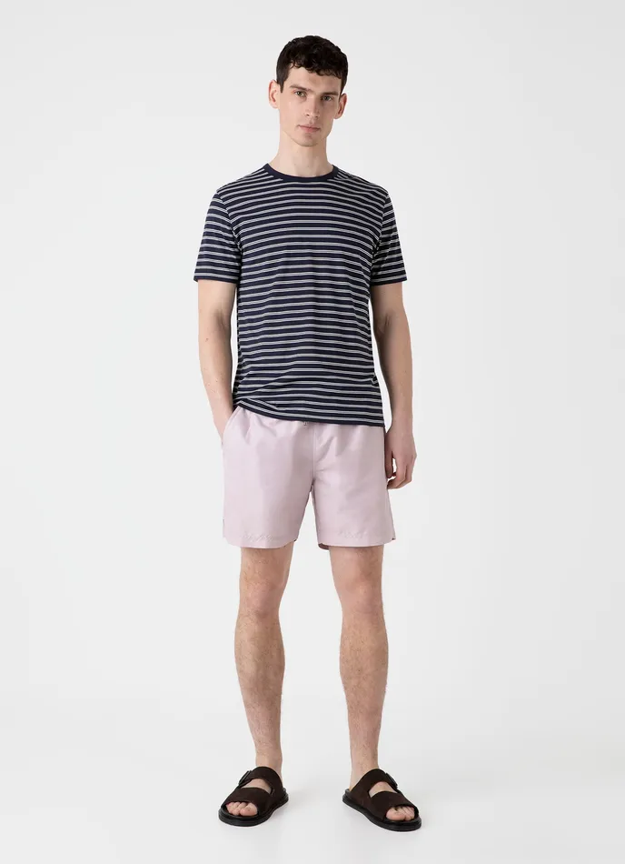 Drawstring Swim Shorts Pale Pink Swimwear ussunspel Men Drawstring Swim Shorts Pale Pink Swimwear ussunspel Men