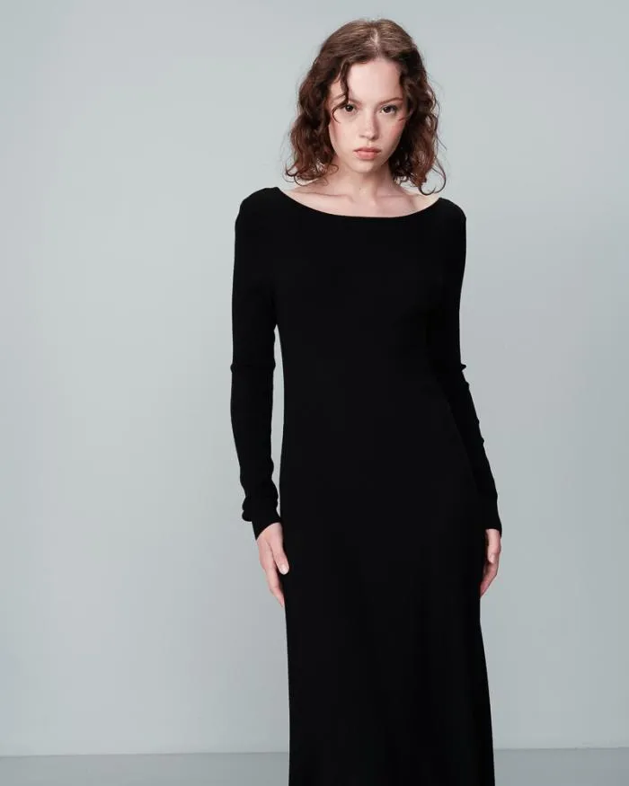 DRESS NOIR NATHALIE Shop Grace and Mila Long Dresses