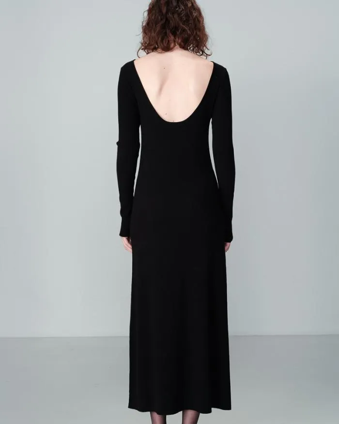 DRESS NOIR NATHALIE Shop Grace and Mila Long Dresses