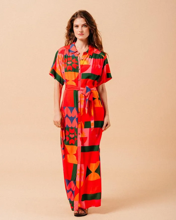 DRESS ROUGE MIEL Shop Grace and Mila Printed Dresses
