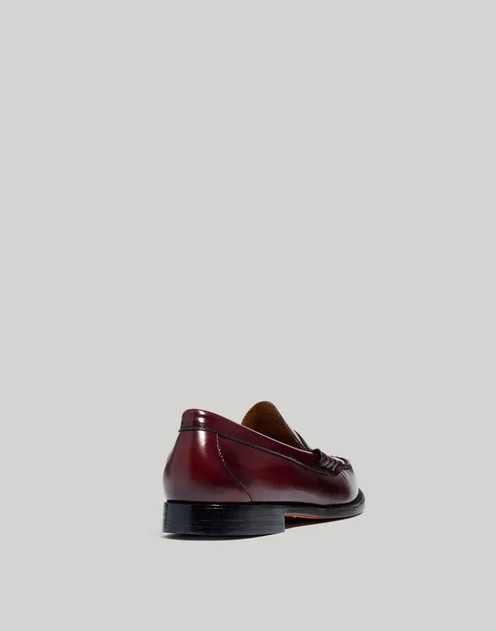 Dress Shoes and Loafers Men Madewell GHBASS Weejuns Penny Loafers Burgundy