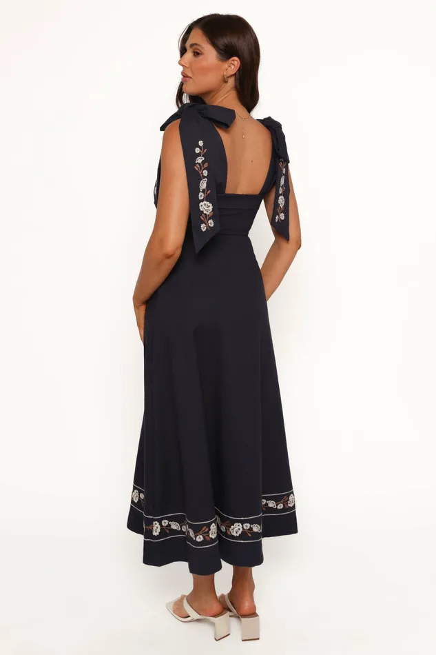 Dresses Petal and Pup Women Marcella Midi Dress Navy