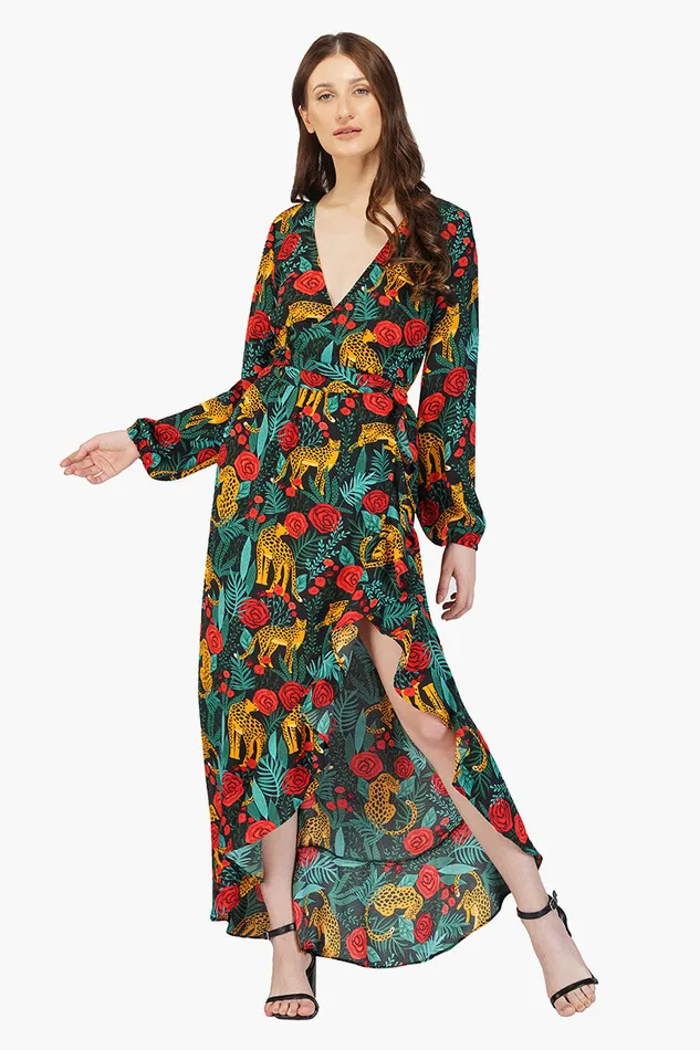 Dresses Women Jaguar Paradise Maxi Dress America and Beyond
