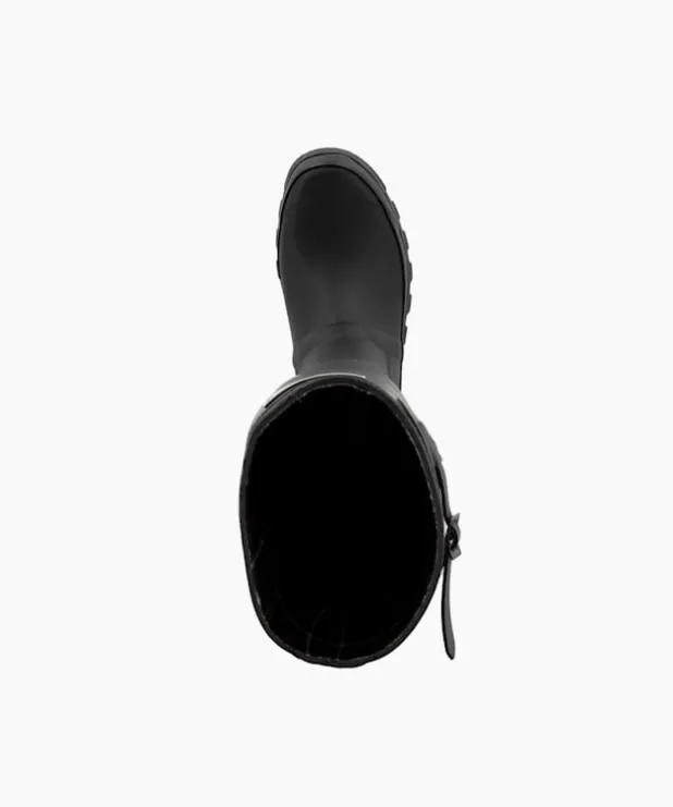 Dune London Black Boots Women Tall Wellington Boots Black