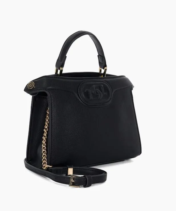 Dune London Crossbody Bags Women Embossed Logo Tote Bag Black