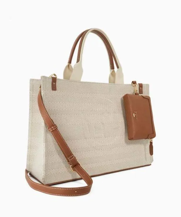 Dune London Handbags Women Embossed Tote Bag Neutral