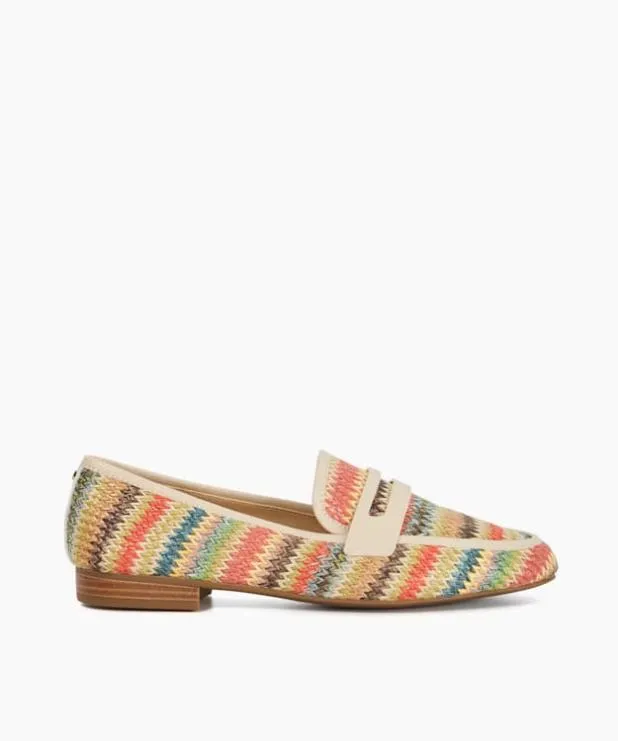 Dune London Loafers Women Leather Penny Loafers Multi