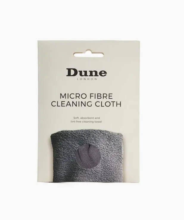Dune London Shoe Care WomenMen Micro Fibre Cleaning Cloth White