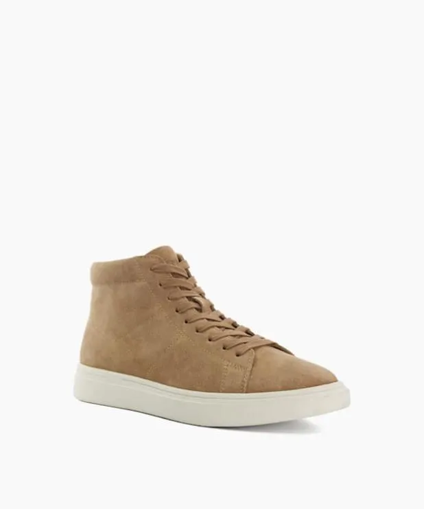 Dune London Trainers Men Lace Up High Top Trainers Neutral