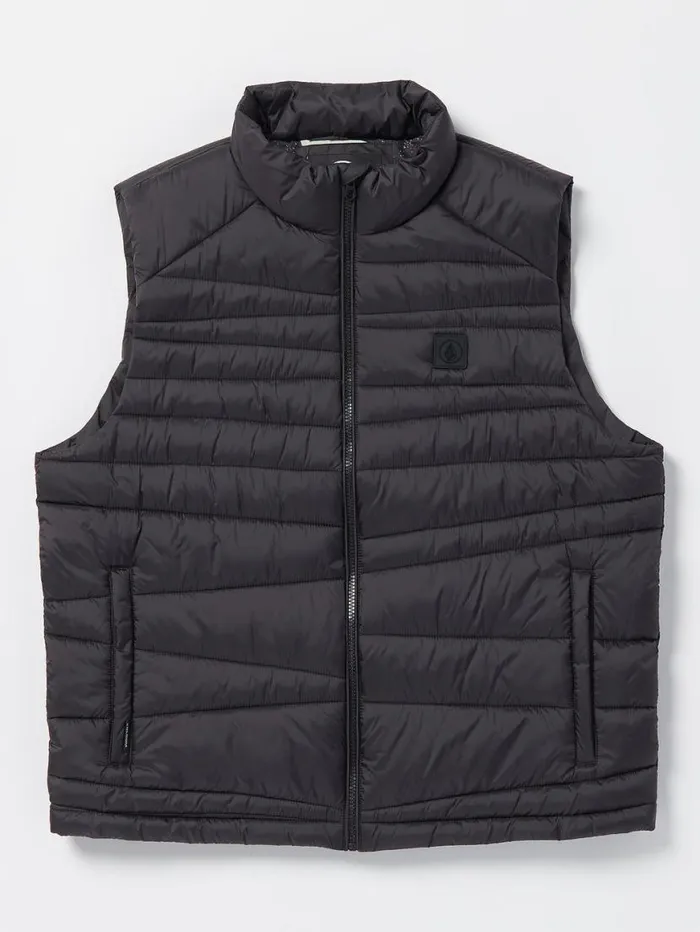 Earth Tripper Reversible Puff Vest 8211 Black Mens Volcom Mountain Biking