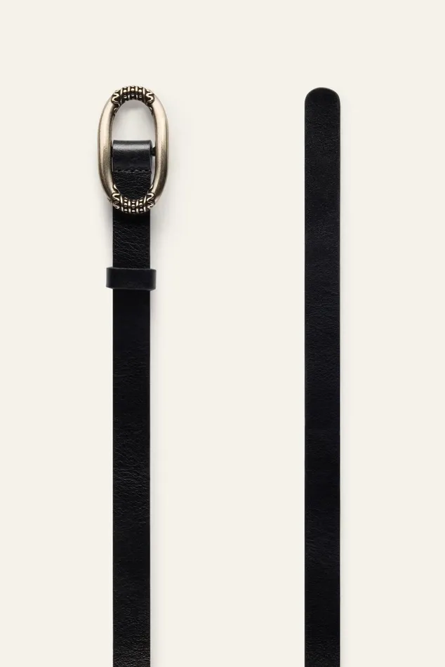 Elegant Narrow Belt Breane Black Women Baandsh Belts