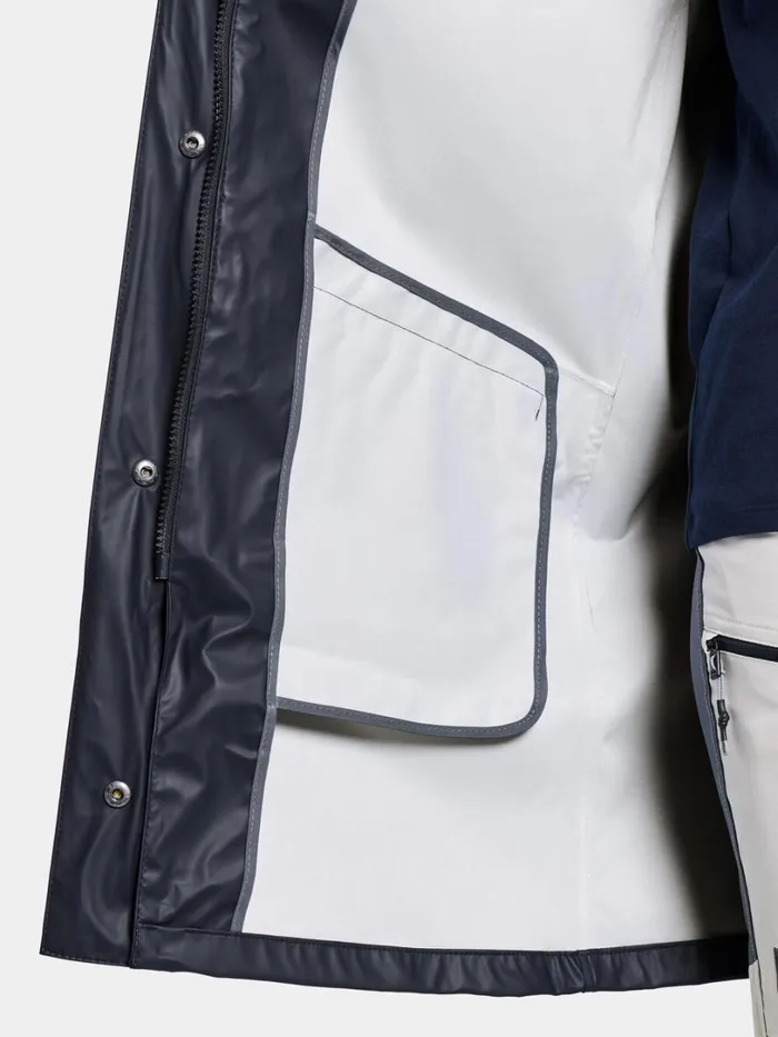 Elly Parka Galon Dark Night Blue Women Didriksons Spring Jackets