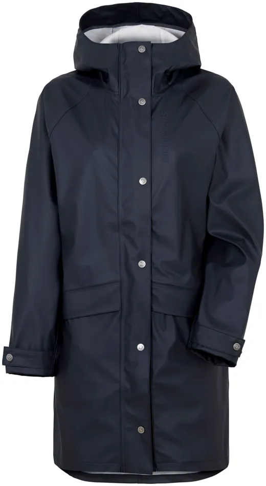 Elly Parka Galon Dark Night Blue Women Didriksons Spring Jackets