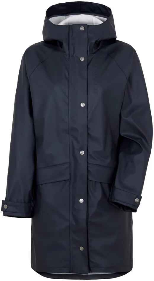 Elly Parka Galon Dark Night Blue Women Didriksons Spring Jackets
