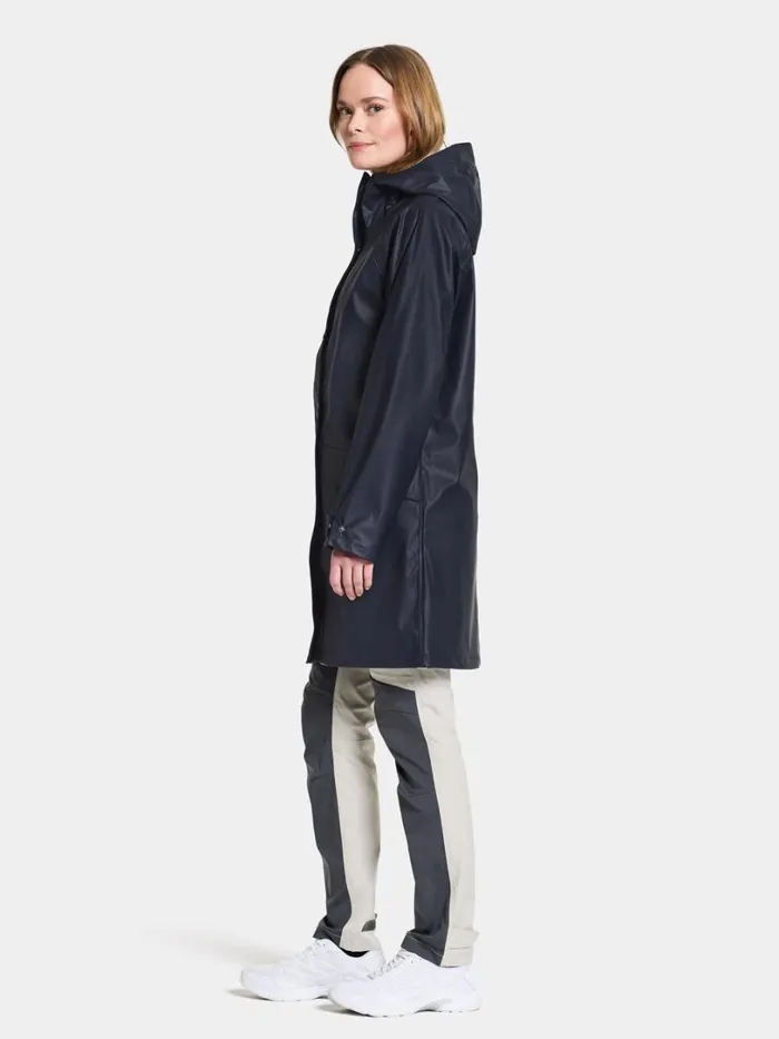 Elly Parka Galon Dark Night Blue Women Didriksons Spring Jackets