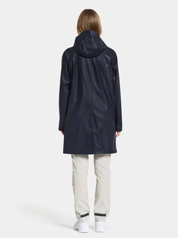 Elly Parka Galon Dark Night Blue Women Didriksons Spring Jackets
