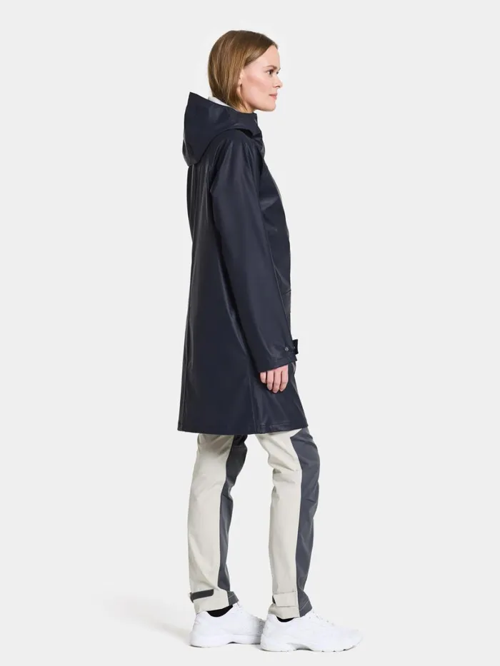 Elly Parka Galon Dark Night Blue Women Didriksons Spring Jackets