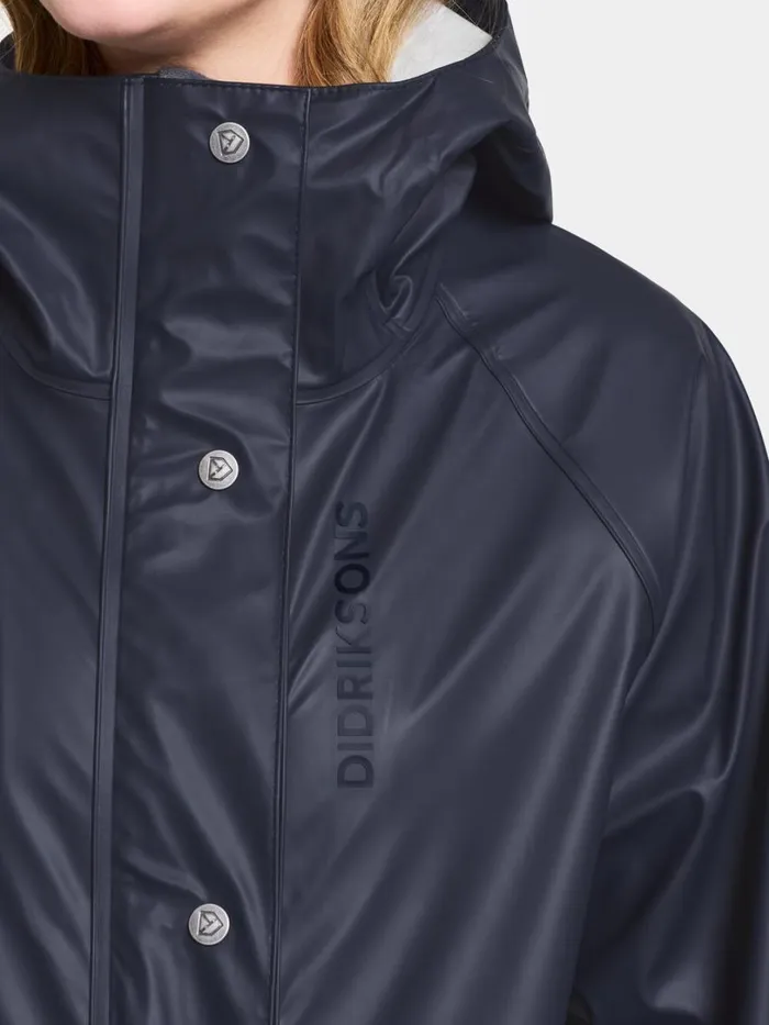 Elly Parka Galon Dark Night Blue Women Didriksons Spring Jackets
