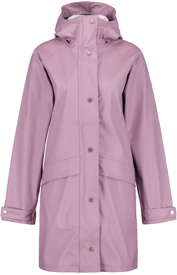Elly Parka Galon Purple Rain Women Didriksons Spring Jackets