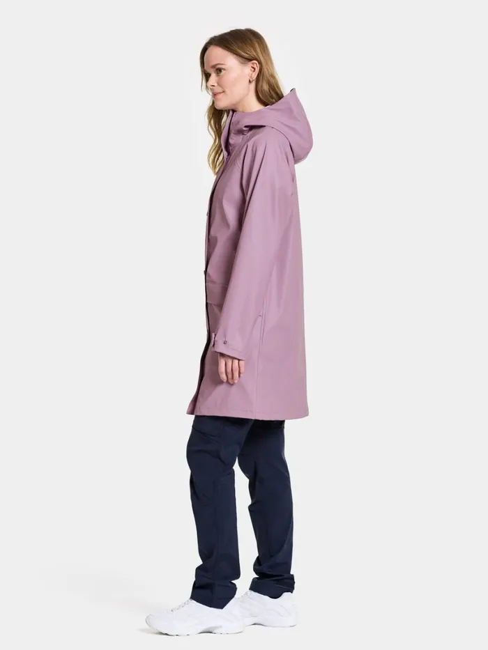Elly Parka Galon Purple Rain Women Didriksons Spring Jackets