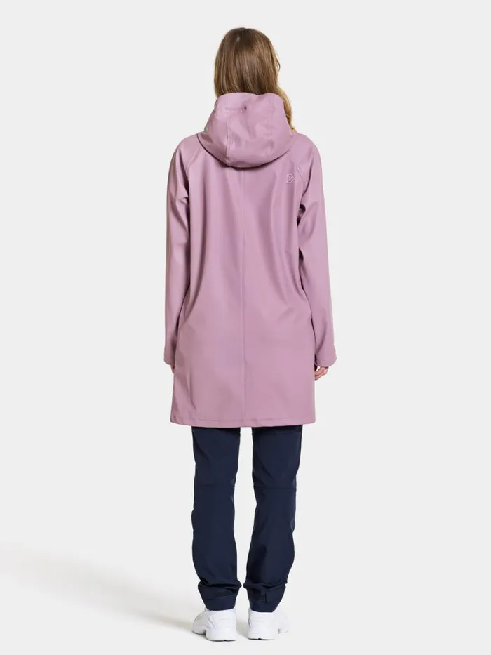 Elly Parka Galon Purple Rain Women Didriksons Spring Jackets