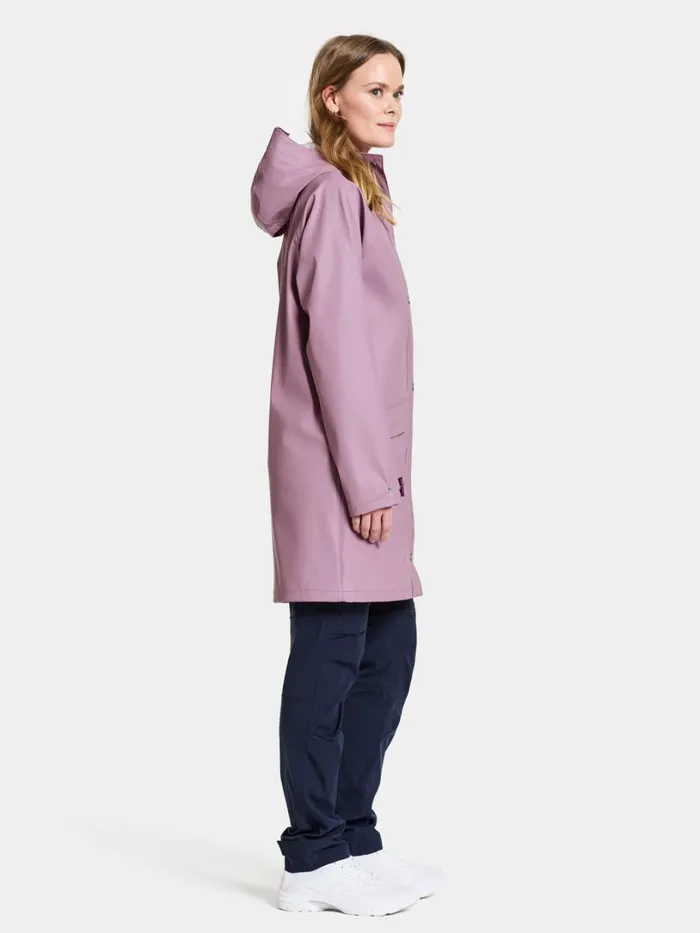 Elly Parka Galon Purple Rain Women Didriksons Spring Jackets
