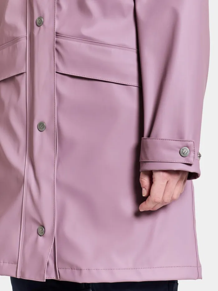 Elly Parka Galon Purple Rain Women Didriksons Spring Jackets