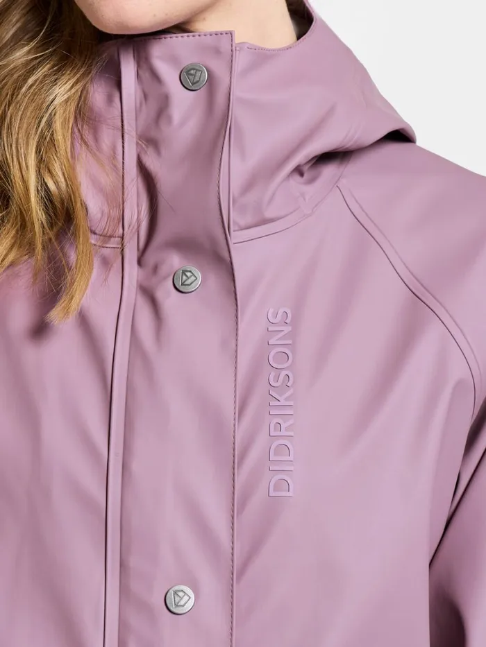 Elly Parka Galon Purple Rain Women Didriksons Spring Jackets