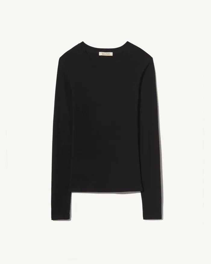 EMELIE LONG SLEEVE TEE Black Women Nili Lotan Tees