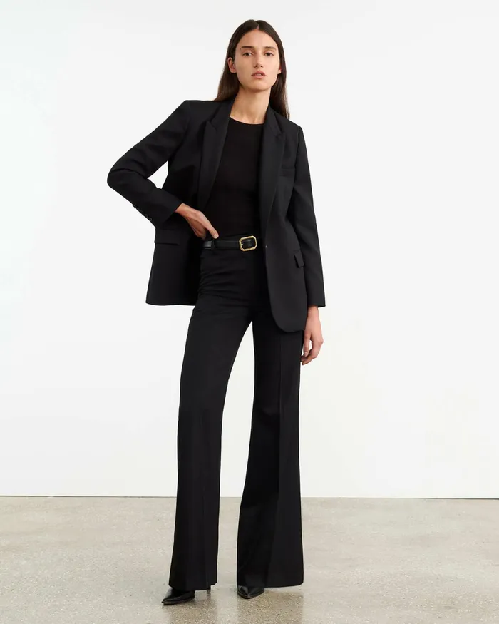 EMELIE LONG SLEEVE TEE Black Women Nili Lotan Tees