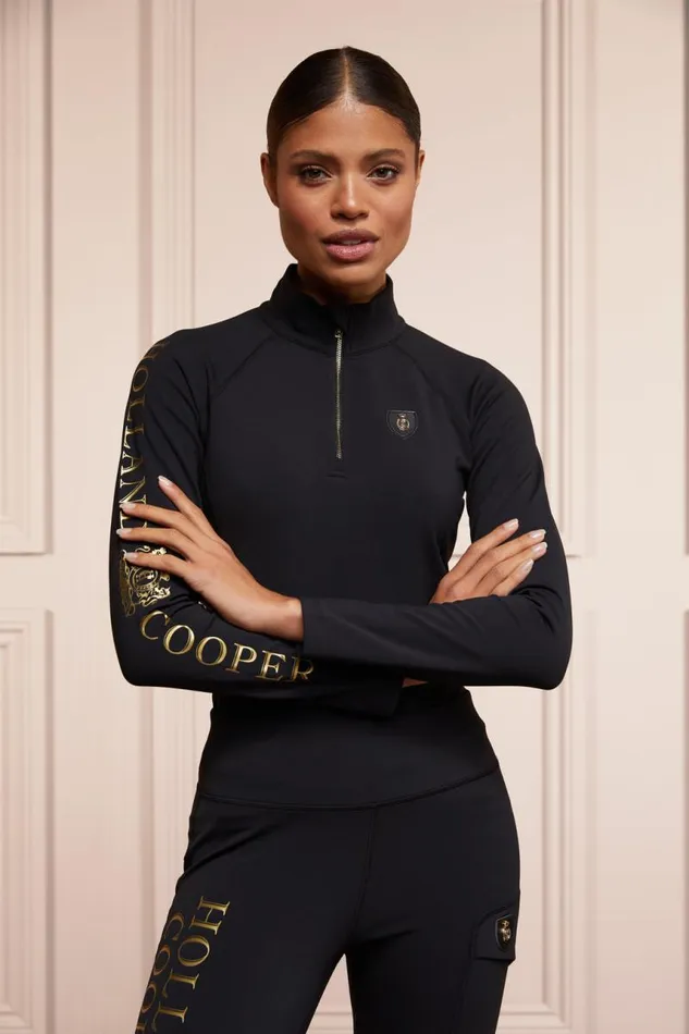 Equestrian Base Layers Holland Cooper Halcot Thermal Base Layer Black