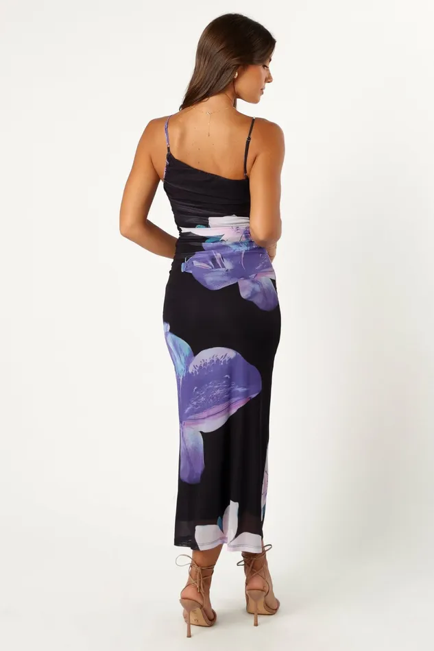 Event Dresses Jasmine Maxi Dress Black Floral 8211 Petal and Pup Women