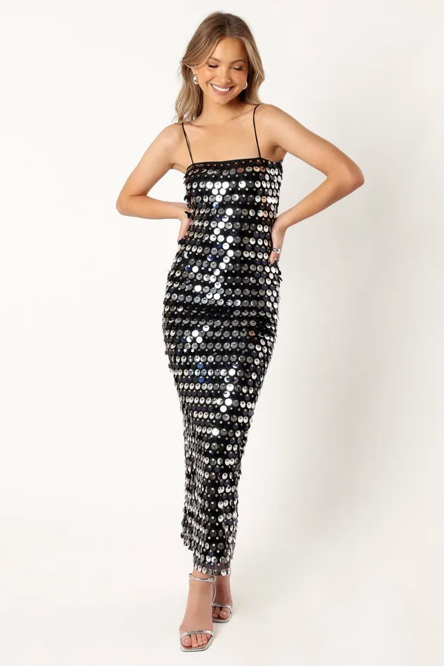 Event Dresses Petal and Pup Women Lacanza Maxi Dress Black
