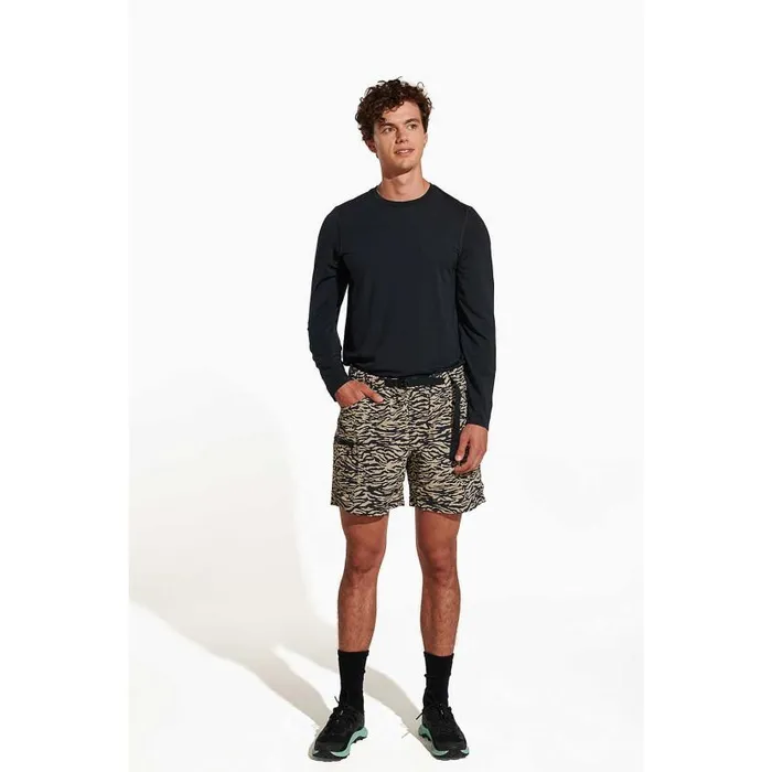 Everyday Long Sleeve Tee With Tencel Black Men Merrell Tops Everyday Long Sleeve Tee With Tencel Black Men Merrell Tops