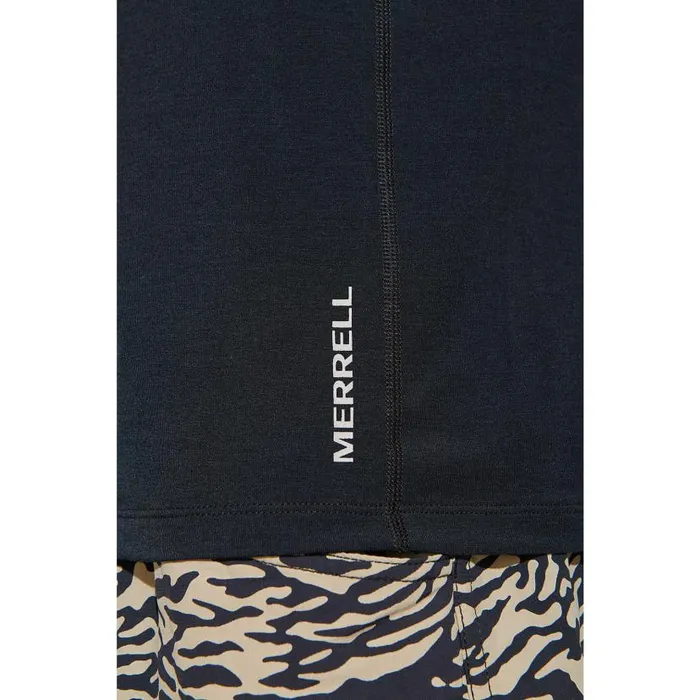Everyday Long Sleeve Tee With Tencel Black Men Merrell Tops Everyday Long Sleeve Tee With Tencel Black Men Merrell Tops