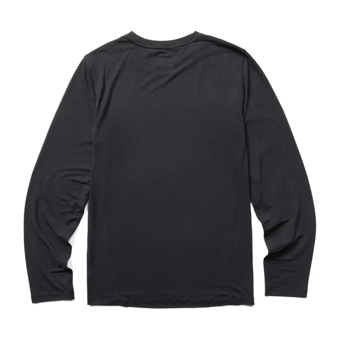 Everyday Long Sleeve Tee With Tencel Black Men Merrell Tops Everyday Long Sleeve Tee With Tencel Black Men Merrell Tops