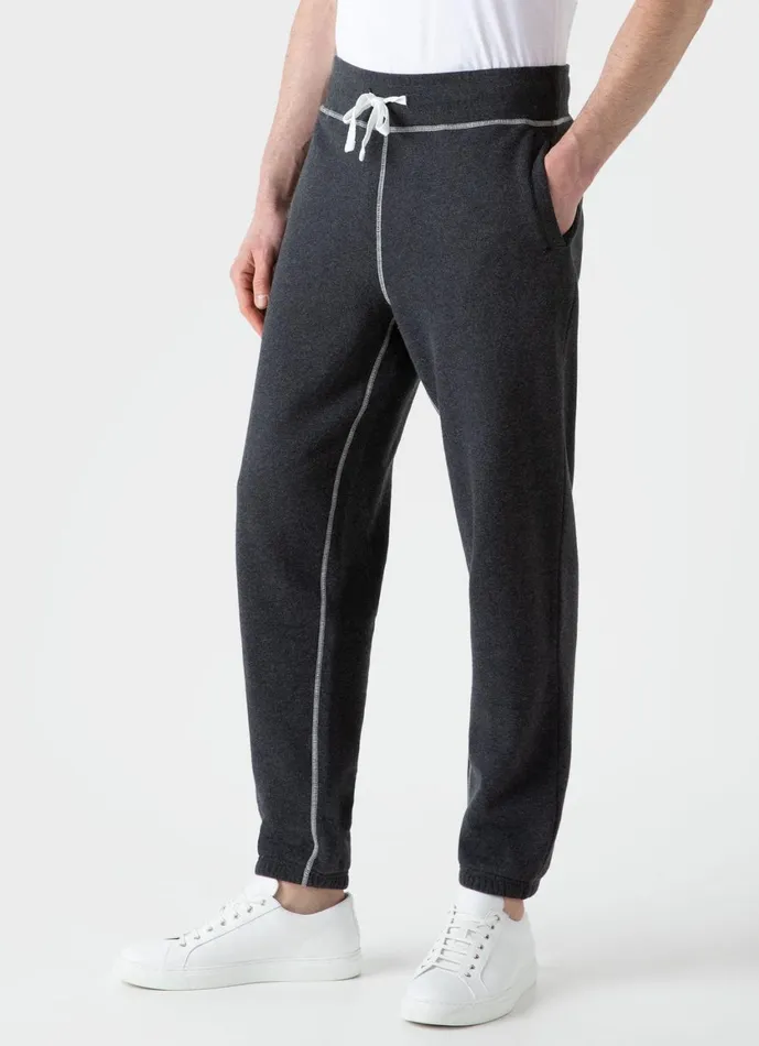 Fleeceback Sweatpants Charcoal Melange Men SUNSPEL Sweatshirts and Sweatpants