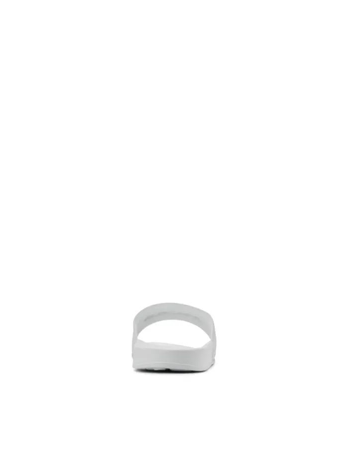 Flip Flops and Sandals JACK and JONES Mens LOGO POOL SLIDES White White Online
