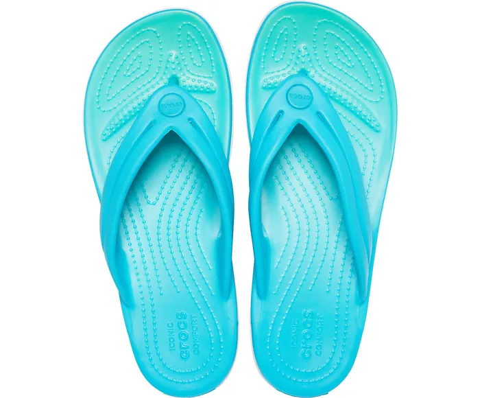 FlipFlops Women Crocband Ombre Flip Digital Aqua Multi Crocs