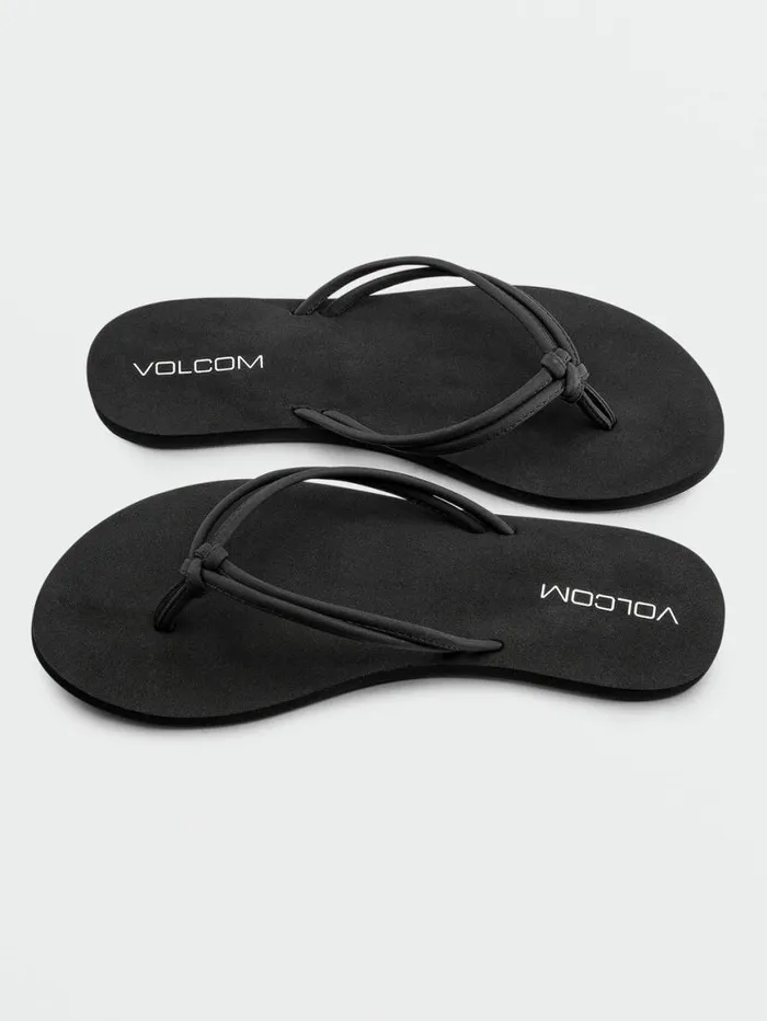 Forever And Ever II Sandals 8211 Black Out Womens Volcom Sandals