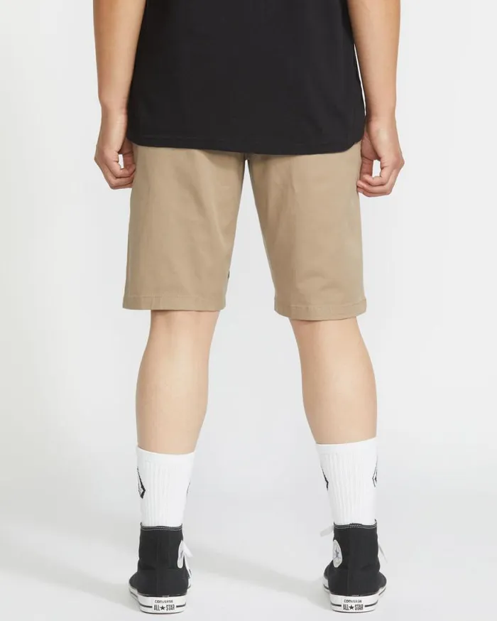 Frickin Modern Stretch Shorts 8211 Khaki Mens Volcom Golf