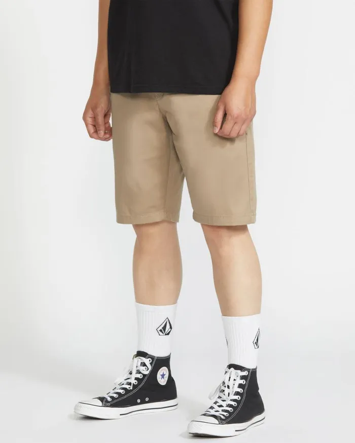 Frickin Modern Stretch Shorts 8211 Khaki Mens Volcom Golf