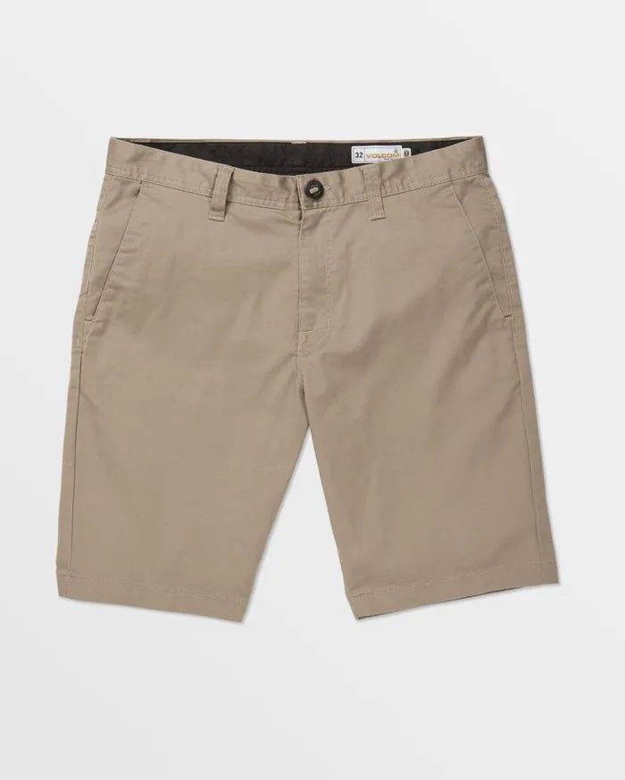 Frickin Modern Stretch Shorts 8211 Khaki Mens Volcom Golf